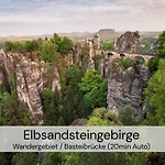 Hexenburgbeidresden Maisonette Ueber 2 Etagen Mit 4 Schlafzimmern, Kamin, Terrasse Und Fasssauna, Naehe Saechsische Schweiz Dresden