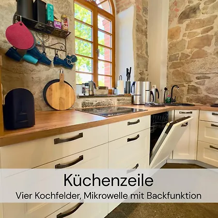 Maisonette-wohnung Mit Kamin Im Historischen Gewoelbe Großharthau
