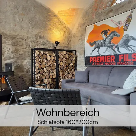 公寓 Maisonette-wohnung Mit Kamin Im Historischen Gewoelbe Großharthau