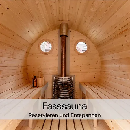 Hexenburgbeidresden Maisonette Ueber 2 Etagen Mit 4 Schlafzimmern, Kamin, Terrasse Und Fasssauna, Naehe Saechsische Schweiz Dresden Großharthau