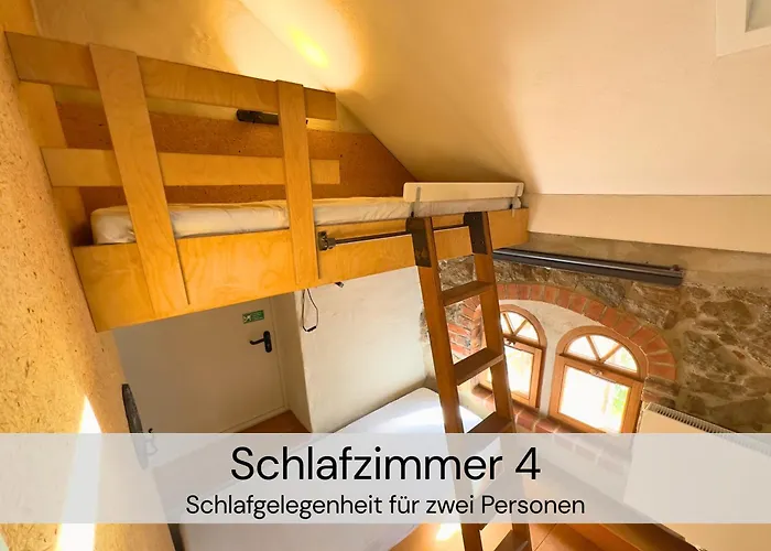 Daire Hexenburgbeidresden Maisonette Ueber 2 Etagen Mit 4 Schlafzimmern, Kamin, Terrasse Und Fasssauna, Naehe Saechsische Schweiz Dresden