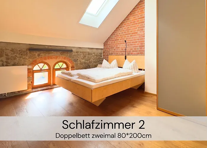 Daire Hexenburgbeidresden Maisonette Ueber 2 Etagen Mit 4 Schlafzimmern, Kamin, Terrasse Und Fasssauna, Naehe Saechsische Schweiz Dresden