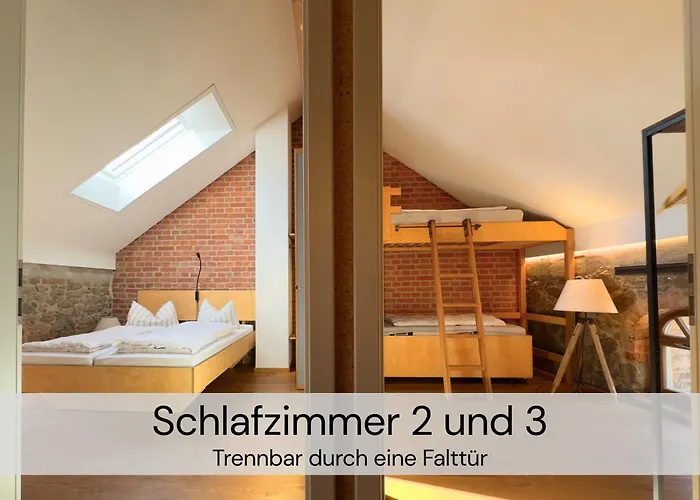 Hexenburgbeidresden Maisonette Ueber 2 Etagen Mit 4 Schlafzimmern, Kamin, Terrasse Und Fasssauna, Naehe Saechsische Schweiz Dresden