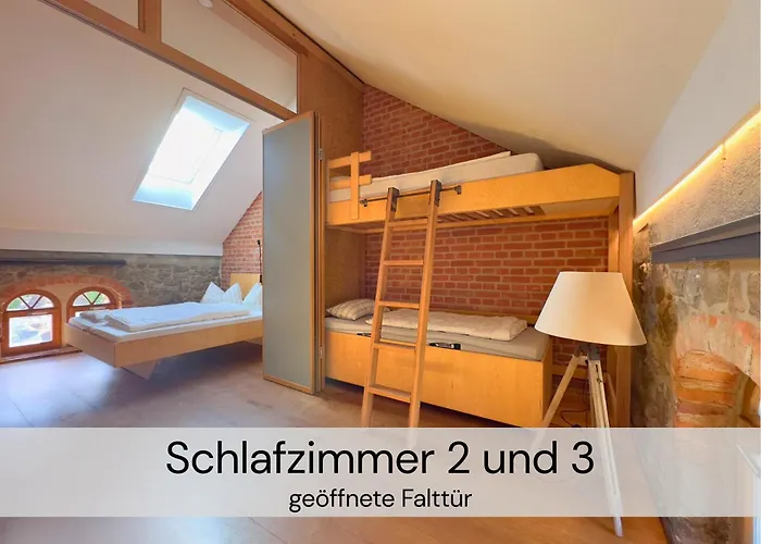 Hexenburgbeidresden Maisonette über 2 Etagen Mit 4 Schlafzimmern, Kamin, Terrasse Und Faßsauna, Nähe Sächsische Schweiz Dresden Apartment Großharthau