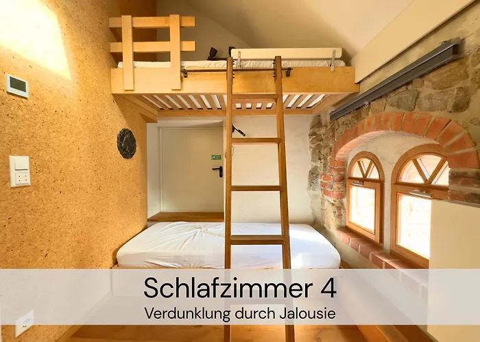 Hexenburgbeidresden Maisonette Ueber 2 Etagen Mit 4 Schlafzimmern, Kamin, Terrasse Und Fasssauna, Naehe Saechsische Schweiz Dresden Daire *